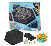 HONMEET Gioco da Tavolo Triangolo per Famiglie Strategia Multiplayer Plastica Resistente e Portatile per Feste e Interazione Sociale