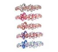 HONMEET Grazie Per Informazioni Ecco Un Titolo in Italiano Che Rispetta Tutte Le Tue Richieste Clip Capelli Donna Strass Fermagli Per Capelli Eleganti e Duraturi Accessori Per Feste e Banc