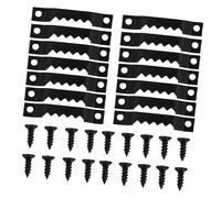 HONMEET Kit Ganci per Quadri in Ferro con 200 Pezzi e 400 Viti Appendini Dentellati Resistenti alla Ruggine per Cornici da Parete Fissaggio Robusto per Quadri Fotografici Dipinti e