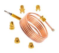 HONMEET Kit Termocoppia Sensore Termocoppia Sonda 1200mm per Stufa a Gas e Caldaia per Scaldabagno e Forno Accessorio Sicurezza Riscaldamento Casa