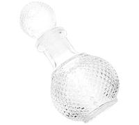 HONMEET Liquor Glass Dispenser in vetro trasparente da 250ml con aspetto artistico, per amici e hotel, mantiene il sapore