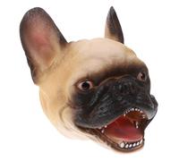 HONMEET Mano Bulldog Terrier in Materiale Plastico Marionetta Animale Interattiva per Giocattolo Educativo per Racconti e Sviluppo Creativo Regalo Compleanno