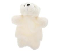 HONMEET Mano in Morbido Peluche Bianco Giocattolo Animale Morbido per Marionetta per e Racconti Educativi Stimola e Gioco Interattivo