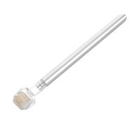 HONMEET Micro Rotella per Trattamento Sopracciglia e Capelli con Punta Sostituibile Manico in Acciaio Resistente Massaggiatore Efficace e Facile da Pulire per Donna