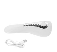 HONMEET Mini Asciugatrice per Unghie Portatile LED in Abs Due Fonti di Luce per Gel e Ricaricabile per Manicure Domestico