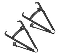 HONMEET Misuratore di Grasso Corporeo Portatile 2 Pezzi Plicometro Plastica Resistente e Compatto per Misure Precise del Grasso Strumento Leggero per Monitoraggio Salute e Controllo