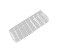 HONMEET Organizer Trasparente per Accessori Tagliacapelli Contenitore Compatto e Resistente per Barber Shop Box Multi-scomparto per Pettini e Testine Elettriche Design a Risparmio di