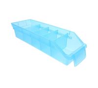 HONMEET Organizzatore per Farmaci Divisori Regolabili in Plastica Blu, Portatile e Facile da Categorizzare, Design Pulito ed Elegante per Cliniche e Ospedali