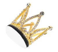 HONMEET Ornamento Mini Corona Decorativa per Casco da Bicicletta Elettrica e Scooter, Accessorio Adesivo Rimovibile per Casco da Donna, Decorazione Resistente e Compatibile Caschi da Sci