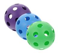 HONMEET Palla Forata Portatile Giocattolo Educativo per Bambini Piccoli, Sfera Buco Resistente All’usura 9 Fori, Gioco Sensoriale per Sviluppo Manuale e Feste