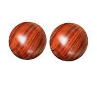 HONMEET Palline di Massaggio in Legno per Mani Allenamento Articolazioni 2 Pz Sfere Baoding per Esercizio Dita e Circolazione
