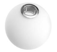 HONMEET Paralume Globo in Vetro Bianco Sferico per Sostituzione Lampade Sospensione e Applique Design Elegante e Resistente per Soggiorno e Cucina