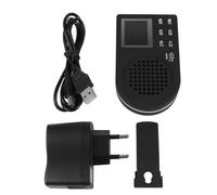 HONMEET Player Portatile Nero con Clip e Batteria Rimovibile Ore Riproduzione Lettore Musica USB Integrato con Suoni per Viaggi e Uso Quotidiano