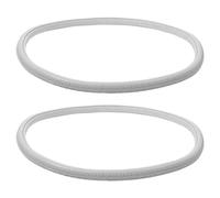 HONMEET Pneumatici per Sedia a Rotelle 2 Pezzi 24 Pollici Grigi in PU Superficie Liscia per Guida Confortevole e Installazione Rapida su Ruote Anteriori e Posteriori