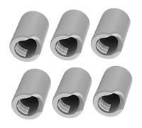 HONMEET Protezioni Angolari per Cassetti e Mobili per Ragazzo Ragazza, Paraurti Maniglia in Silicone Grigio, Adesivo Forte, Design Flessibile e Sicuro, Set da 6 Pezzi per Protezione