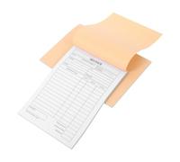 HONMEET Ricevute e Ordini Libro Triplice Copia, 2 Pezzi, Carta con Supporto Rigido, Versatile per Piccole Imprese e Contesti Commerciali