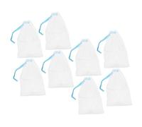 HONMEET Sacchetti Per Sapone Retine Esfolianti 8 Pezzi Sacchetti Salva Sapone Cordoncino Per Pulizia Del Viso E Rimozione Trucco