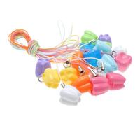 HONMEET Scatola Porta Dentini da Latte in Plastica Design Orsetto, Confezione da 20 Pezzi, Conserva Momenti Preziosi e Sicura i Piccoli Colore Casuale