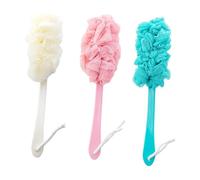 HONMEET Set 3 Pezzi Spazzole da Bagno la Schiena Manico lungo Spazzola Morbida per Pulizia Profonda Corpo e Bagno Posteriore per Esfoliazione e Cura della Pelle