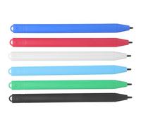 HONMEET Set 6 Penne per Lavagna Lcd in Plastica Colorate per Bambini, Penne da Disegno per Tavoletta Grafica Presa Comoda e Bordi Lisci, Giocattolo Creativo per Attività Genitore-figlio