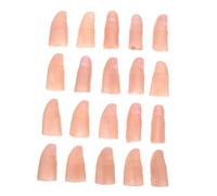 HONMEET Set Da 20 Pezzi Puntelli Per Dita Finti Per Trucchi Da Mago, Copertura Flessibile Pollice Realistico Piccolo, Accessori Per Spettacoli Teatrali Ed Esibizioni Sul Palco