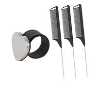 HONMEET Set Di 1 Professionale Pettine Fermaglio Parrucchiere Pettine in Metallo Solido Magnete