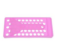 HONMEET Set Vassoio Riempimento Balsamo Labbra 5g in Pp 50 Fori e Spatola per Rossetti Fai da Te, Strumenti Portatili per Creazione Balsami Artigianali, Resistente e Leggero, per Uso