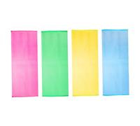 HONMEET Spazzola Esfoliante Per La Schiena e Corpo 4 Pezzi in Poliestere e Nylon, Scrub Corpo Delicato Cintura Lunga Per Doccia e Bagno, Adatta a Uomini e Donne Di Tutte Le Età