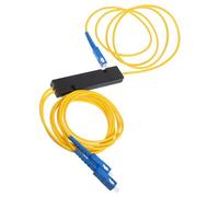 HONMEET Splitter in Fibra Ottica Fuso con Connettore Standard Resistente e Flessibile per Trasmissione Stabile Interferenze Adatto Apparecchi Tv e Amplificatori