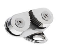 HONMEET Stainless Steel 316 Cam Cleat con Leading Ring, Strozzascotte per Corde, Argento, per Kayak e Gommoni in