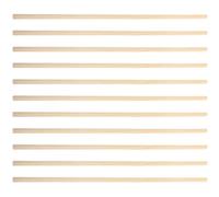 HONMEET Strisce Decorative in Legno Triangolari 10 Pezzi 8Mm X 50Cm per Modanatura e Rifinitura Zanzariere Fai da Te per Finestre e Uffici
