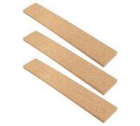 HONMEET Strisce in Sughero Autoadesive 3 Pezzi 30x5 Cm per Bacheche Ufficio Memo Pannello Fotografico Facile da Installare su Pareti Lisce