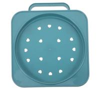 HONMEET Supporto Bombola Gas Cucina con Ruote e Maniglia Base Mobile Stabile per Bombole Propano Carrellino per Serbatoi Gas Interni Spostamento Facile e Sicuro