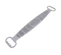 HONMEET Telo Da Bagno Silicone Esfoliante Striscia Lunga Con Anelli Per Maniglie Strumento Per Lavare La Schiena e Rimuovere Le Cellule Morte