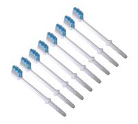 HONMEET Testine di Ricambio Compatibili Bianco la Maggior Parte degli Irrigatori, Materiale Abs 8 Pezzi per Pulizia Sotto Gengive per Irrigatore Orale