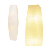 HonoDing Lampade da terra per soggiorno con coperchio di carta bianca, interruttore a pedale - ideale come lampada a pavimento di carta per la decorazione del soggiorno e della camera da letto(1PC)