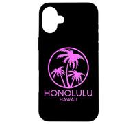 Honolulu Hawaii Beach Maui Retro Hawaiian Big Island 808 Custodia per iPhone 16 Plus