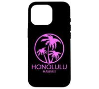 Honolulu Hawaii Beach Maui Retro Hawaiian Big Island 808 Custodia per iPhone 16 Pro