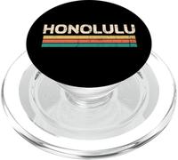 Honolulu Hawaii USA Nome Città Classico Vintage Colori Design PopSockets PopGrip per MagSafe