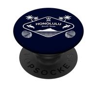 Honolulu Mari del Sud Hawaii Tartarughe di Mare Palme PopSockets PopGrip Adesivo