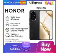 SmartPhone Honor 200 5G Snapdragon 7 Gen 3 Display OLED da 6,7" 120Hz Carica rapida da 100 W Moonlight White