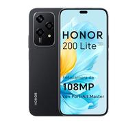 HONOR 200 Lite Smartphone 5G Dual SIM NFC, 8GB RAM 256GB Memoria, 6.7 pollici AMOLED Eye-Care Display telefono Android 14, 108MP+50MP, Capsula Magica, 4500 mAh, Midnight Black [Versione italiana]