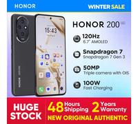 Honor 200 MagicOS 8.0 Snapdragon 7 Gen 3 6.7 "120Hz schermo curvo 100W ricarica rapida fotocamera da 50mp Dual SIM NFC Moblie Phone 5G Black