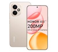 HONOR 400 5G Smartphone, 8GB 256GB, Fotocamera AI Ultra Nitida da 200MP, 6,55" AMOLED Display 120Hz, Snapdragon 7 Gen 3, 5170mAh, IP65, Dual SIM, NFC, Android 15, Senza caricatore, Oro