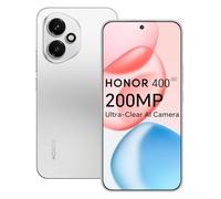 HONOR 400 5G Smartphone, 8GB 512GB, Fotocamera AI ultra nitida da 200MP, 6,55" AMOLED Display 120Hz, Snapdragon 7 Gen 3, 5170mAh, IP65, Dual SIM, NFC, Android 15, Senza caricatore, Argento