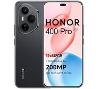 Honor 400 Pro 5G 512GB Memoria 12GB Ram Display 6.7" 120Hz 200Mpx Midnight Black