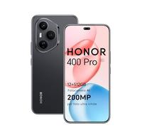 HONOR 400 Pro Smartphone 5G 12GB RAM 512GB ROM, 200MP Ultra-clear AI Camera, AMOLED da 6.7 pollici display Eye Comfort Cellulare con Snapdragon 8 Gen 3, Dual SIM NFC, 5300 mAh, Midnight Black