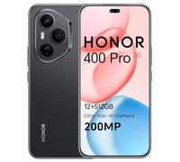 HONOR 400 Pro Smartphone 5G 12GB RAM 512GB ROM, Dual SIM NFC, AMOLED da 6.7 pollici display Eye Comfort con Snapdragon 8 Gen 3, 200MP Ultra-clear AI Camera,5300 mAh, Midnight Black [Versione italiana]
