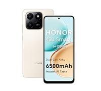 HONOR 400 Smart 4G Smartphone Dual SIM NFC Android 15, 6+128GB, 108MP+2MP con Pulsante AI Telefono, 6500mAh Dual-Cell Batteria, 6.77 Pollici 120 Hz Comfort Display, 5 stelle SGS&IP65, Desert Gold