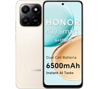HONOR 400 Smart 4G Smartphone Dual SIM NFC Android 15, 6+128GB, 6500Mah Dual Cel